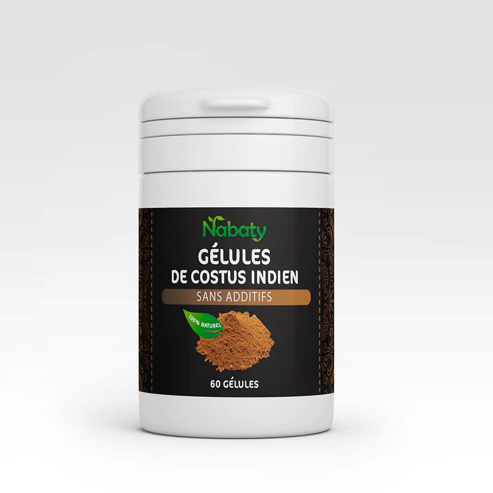 60 gélules de costus indien (Sans additifs)