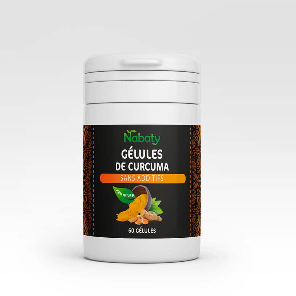 60 gélules de curcuma (Sans additifs)