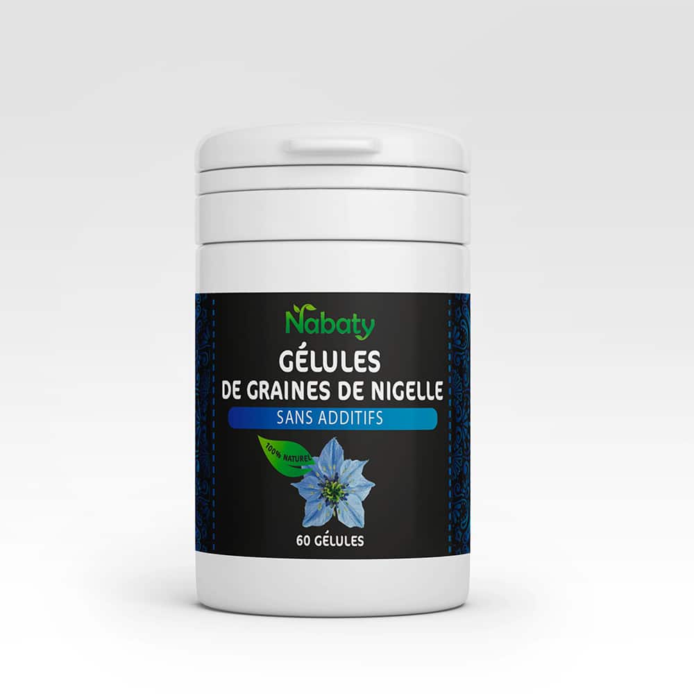 60 gélules de graines de nigelle (Sans additifs)